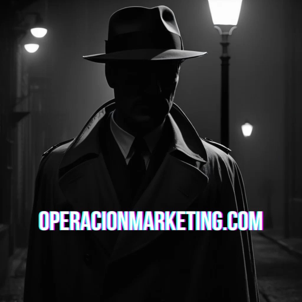 Imagen de un detective en la oscuridad